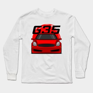 Front Red G35 JDM Long Sleeve T-Shirt